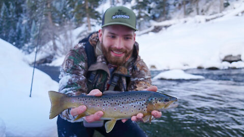 Winter Fly Fishing - TONS OF FISH!