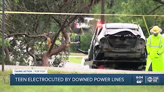Hernando County teen electrocuted by downed power lines during severe thunderstorms Sunday
