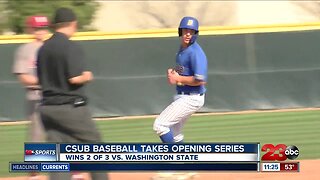 CSUB baseball takes series against Washington State