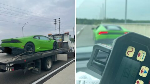 Someone Took A Lambo Rental For A Joyride In Brampton & Racked Up $18K In Charges