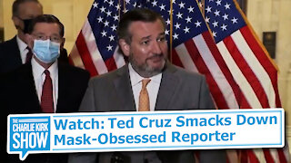 Watch: Ted Cruz Smacks Down Mask-Obsessed Reporter