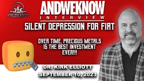 9.10.23: LT w/ Dr. Elliott: Over time Precious Metals is BEST MODEL EVER. PRAY!