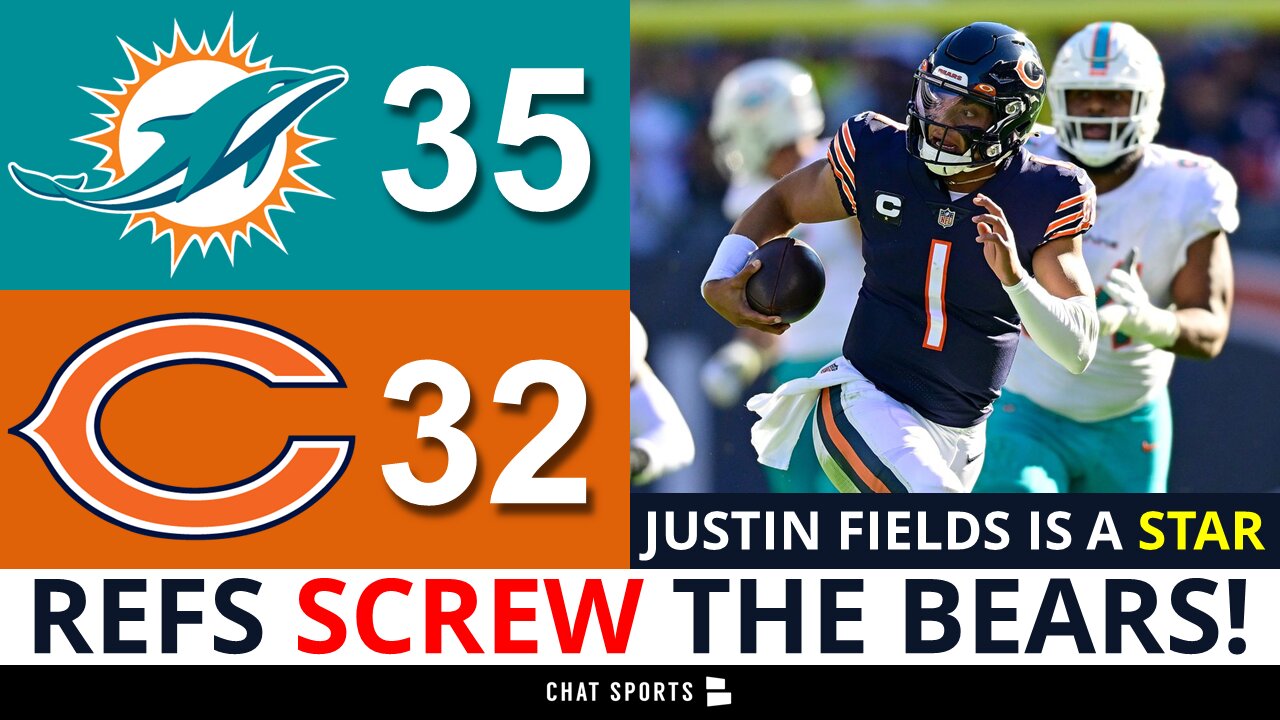 Refs SCREW Chicago Bears vs. Dolphins Full Reaction & Highlights