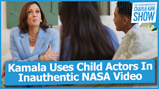 Kamala Uses Child Actors In Inauthentic NASA Video