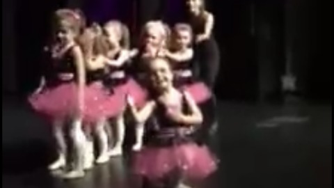 Adorable and Hilarious little girl goes to the extreme to get her shining moment and take a solo bow