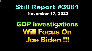 GOP Investigations Will Focus on Joe Biden !!!, 3961