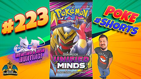 Poke #Shorts #223 | Unified Minds | Mewtwo & Mew Hunting | Pokemon Cards Opening