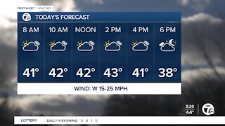 Metro Detroit Forecast: The cold returns with a few lake effect showers