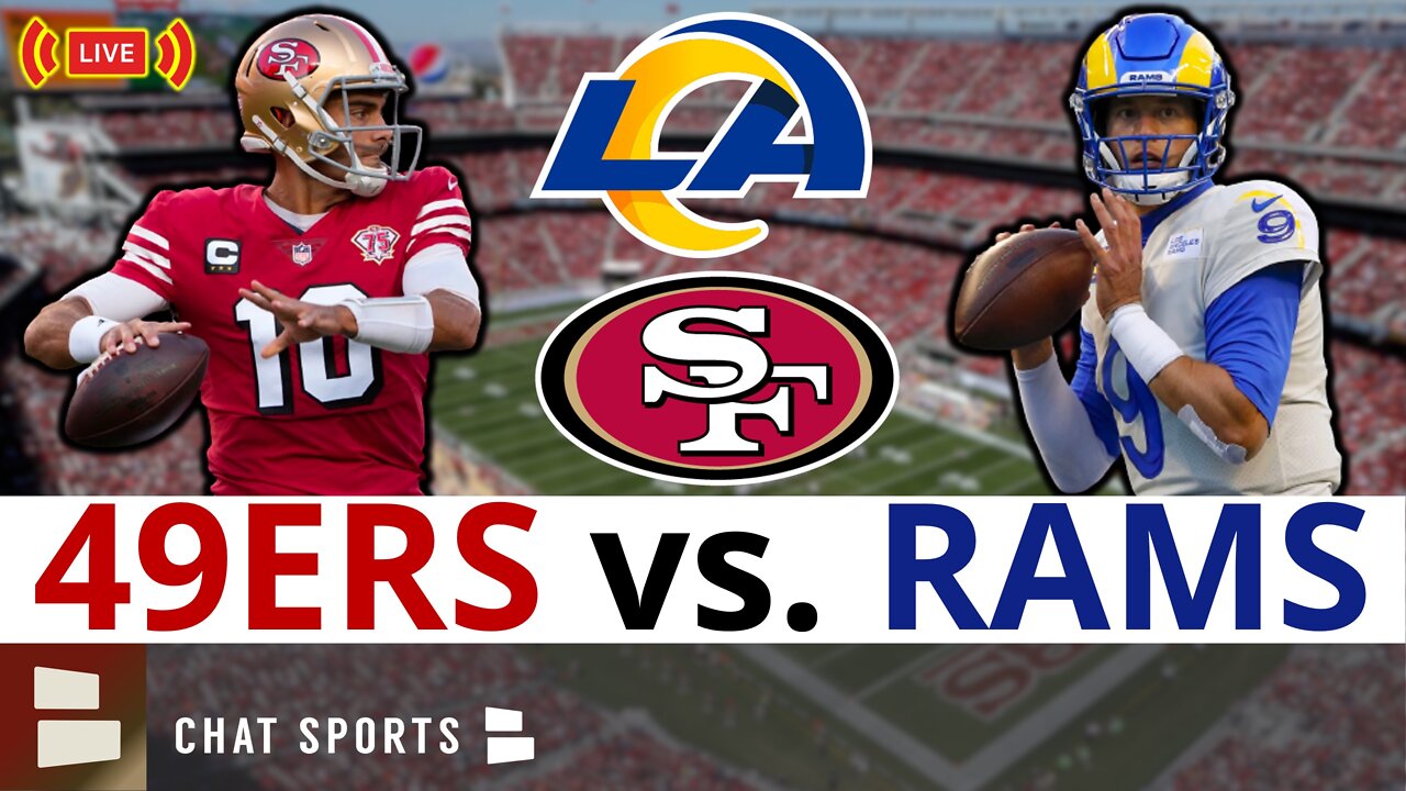 49ers vs. Rams LIVE Streaming Scoreboard, Free PlayByPlay, Highlights