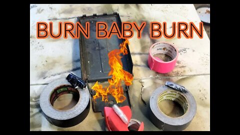 How Long Will Rolls Of Duct Tape Burn?