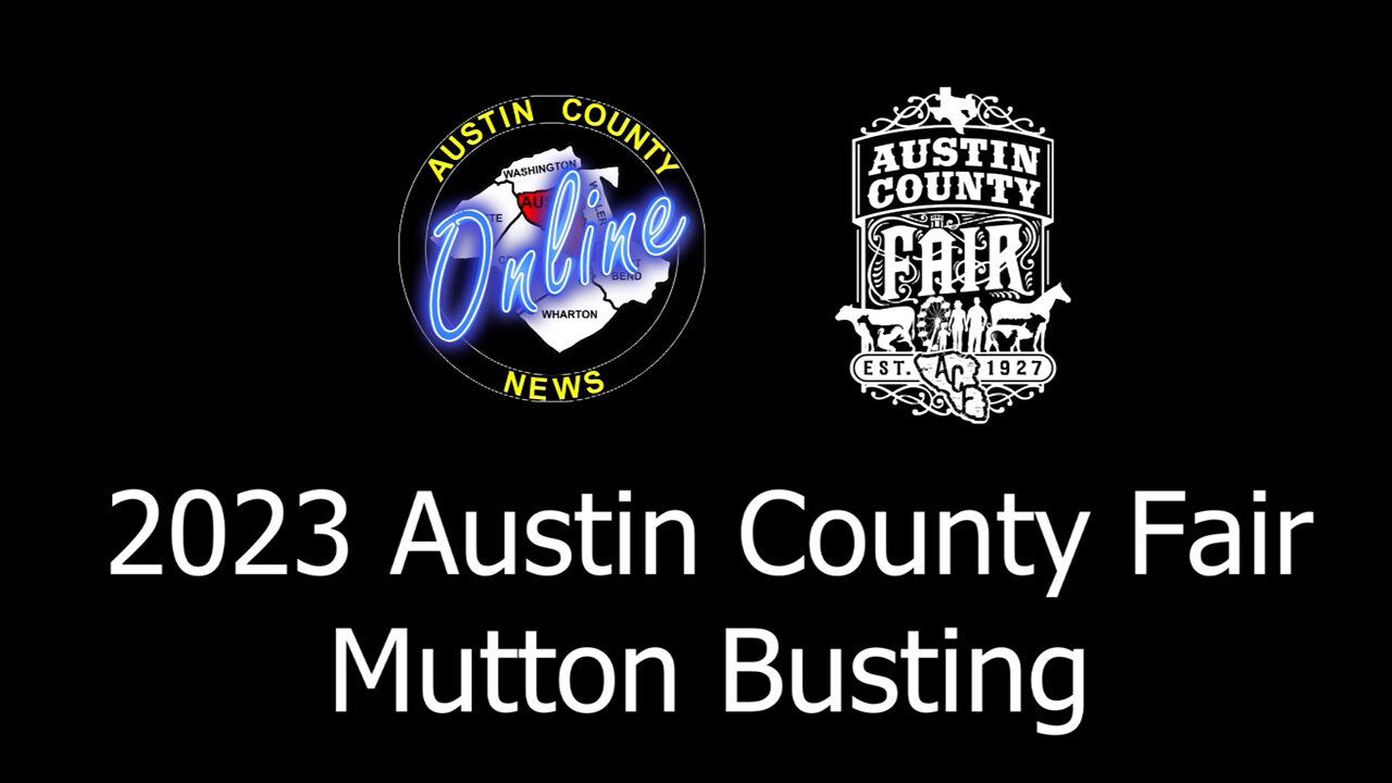 2023 Austin County Fair Mutton Bustin'