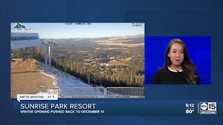 Sunrise Park Resort delays opening due to snow challenges