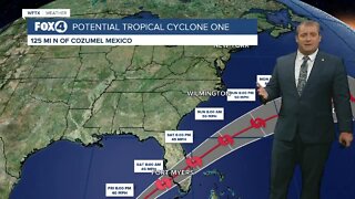 Tropical storm warnings still in place