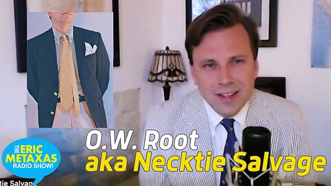 O.W. Root aka "Salvage Necktie" On the Importance of Wardrobe and Personal Style
