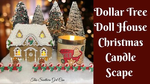Dollar Tree Doll House Christmas DIY | Dollar Tree Doll House Craft | Gingerbread DIY