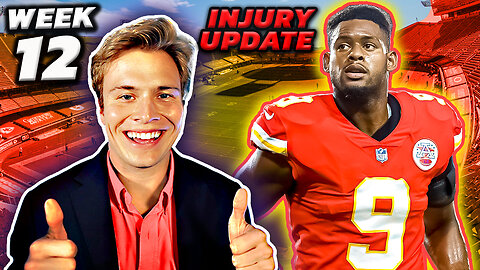 FIX YOUR LINEUP! 30 Last Minute Injury Updates (Week 12)