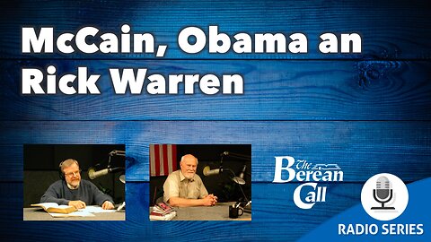 McCain, Obama & Rick Warren