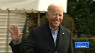 Biden Laughs and Walks Away When Asked About China COVID Origins