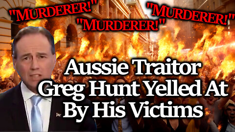 MURDERER! Depop Czar Greg Hunt DISMANTLED! Imagine A World Where ALL Genocidal Maniacs Face Justice