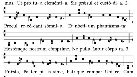 Te Lucis: Compline Hymn for Ascensiontide
