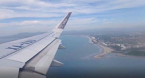 Our Flight from Puerto Vallarta to Guadalajara, Mexico – an aerial view!