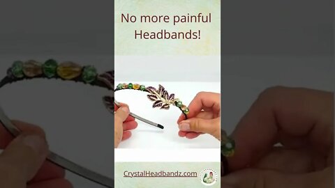 Painless Headband by CrystalHeadbandz.com #shorts