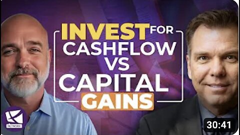 Invest for CASHFLOW vs Capital Gains - Greg Arthur, Andy Tanner
