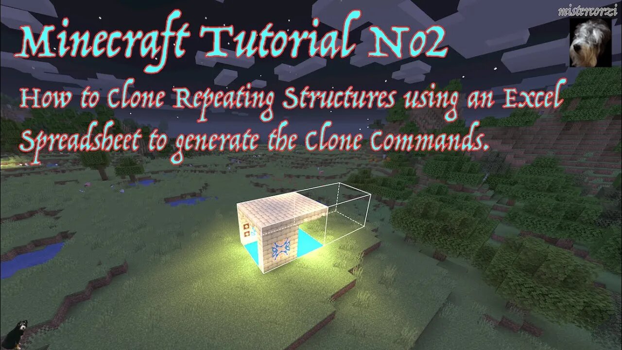 Minecraft Tutorial No2: Cloning Structures With Clone Commands ...