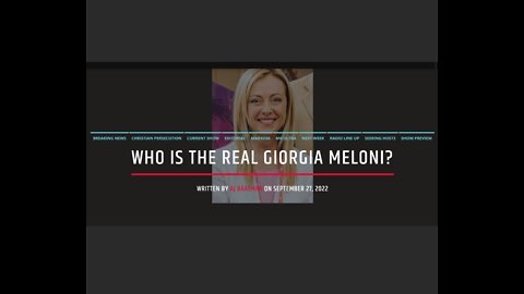 Meet The Real Giorgia Meloni