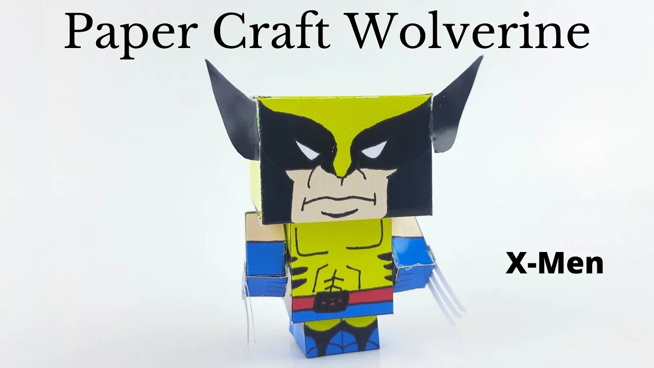 How To Create Origami Wolverine - DIY Easy Papercraft