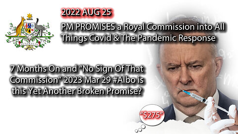 2022 AUG 25 Albanese thumbs up Royal Commission All Things Covid & The Pandemic Response