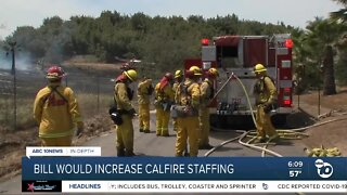 Bill would increase Cal Fire staffing for wildfire help