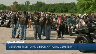 Veterans Ride to Ft. Gibson National Cemetery