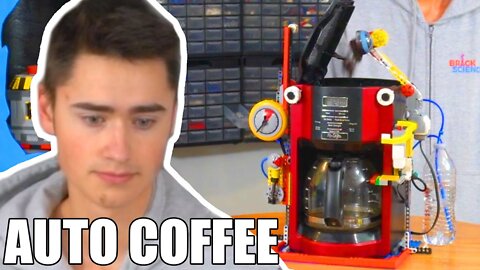 I Made an Automatic LEGO Coffee Machine