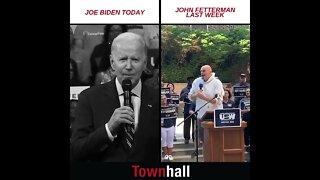 Joe Biden calls John Fetterman "a powerful voice" #shorts