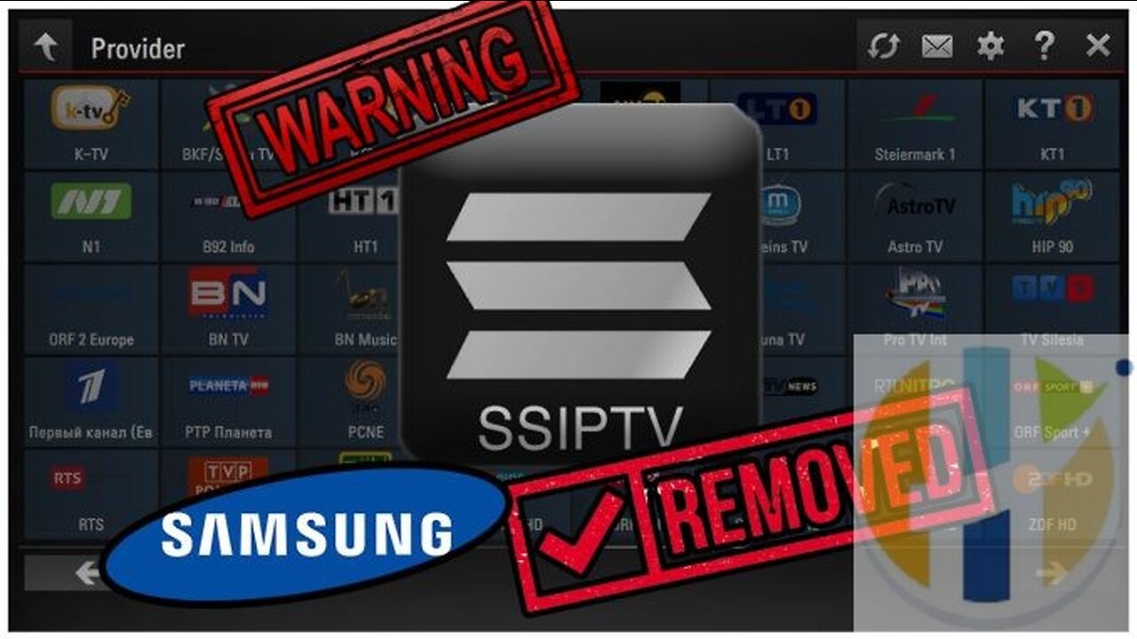 SSIPTV- Removed from Samsung | forum