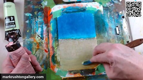 Painting Another Abstract Landscape Live