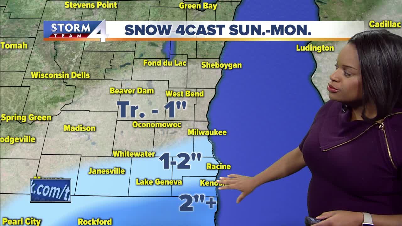 Cool Sunday with chance of scattered snow showers