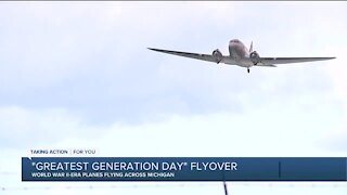 'Greatest Generation Day' flyover