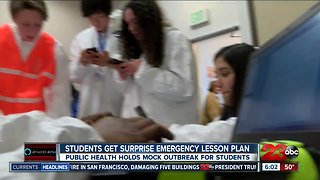 Students get surprise emergency lesson plan with health department