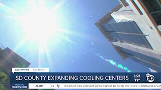 San Diego County expanding cooling centers