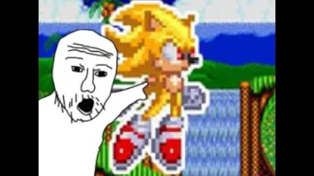 Super Sonic and Hyper Sonic in Sonic 1!? 