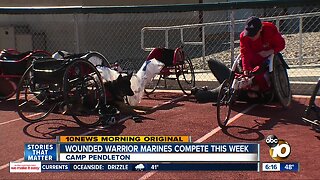Wounded Warrior Marines compete at Camp Pendleton