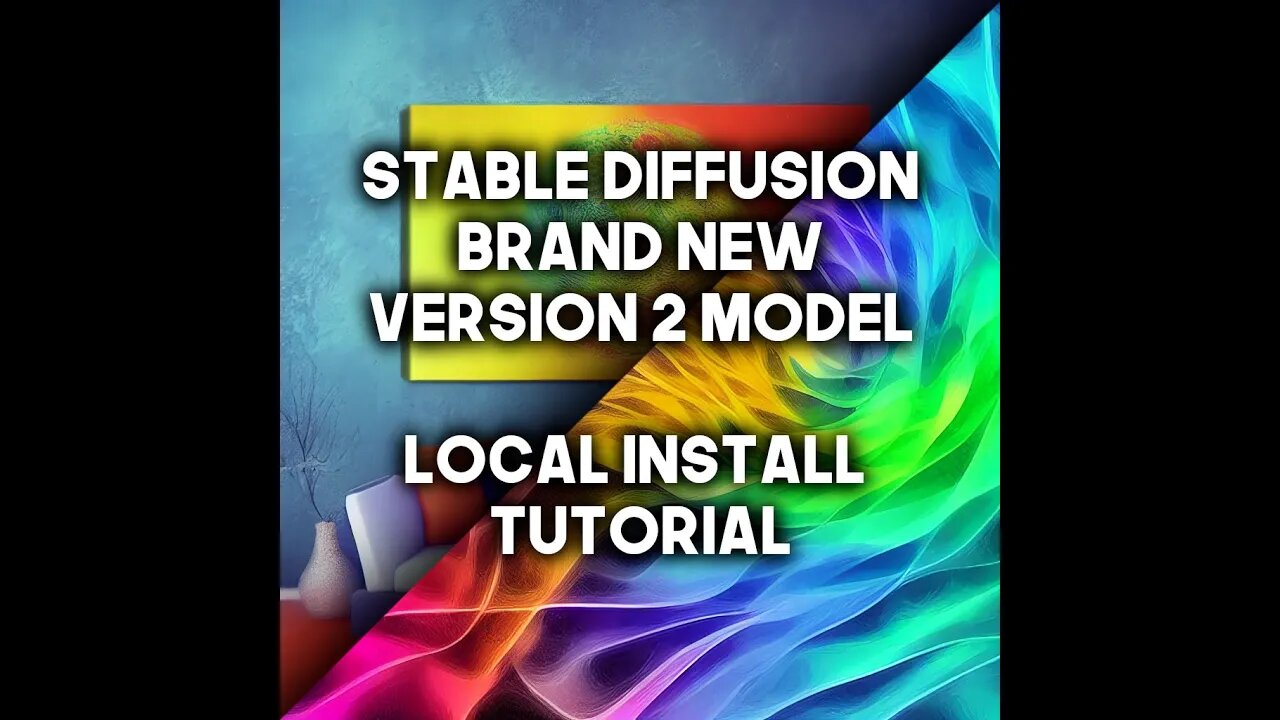 BRAND NEW Stable Diffusion 2 Model | Local Installation | Tutorial ...