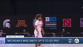 Michigan's Mike Smith declares for NBA Draft