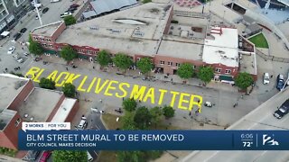 BLM street mural to be removed