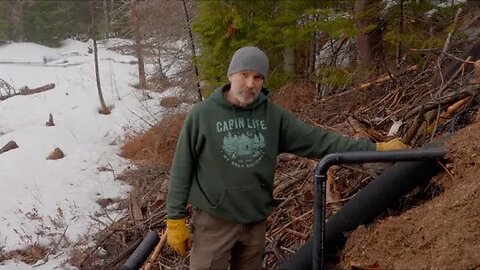 Plumbing the Kitchen Sink in my Off Grid Log Cabin, Root Cellar Renovations