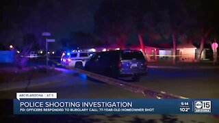 Homeowner shot by officers during break-in call in Phoenix
