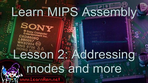 Learn MIPS Assembly Lesson 2 - Addressing modes and more