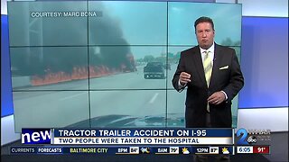 Tractor trailer accident on I-95